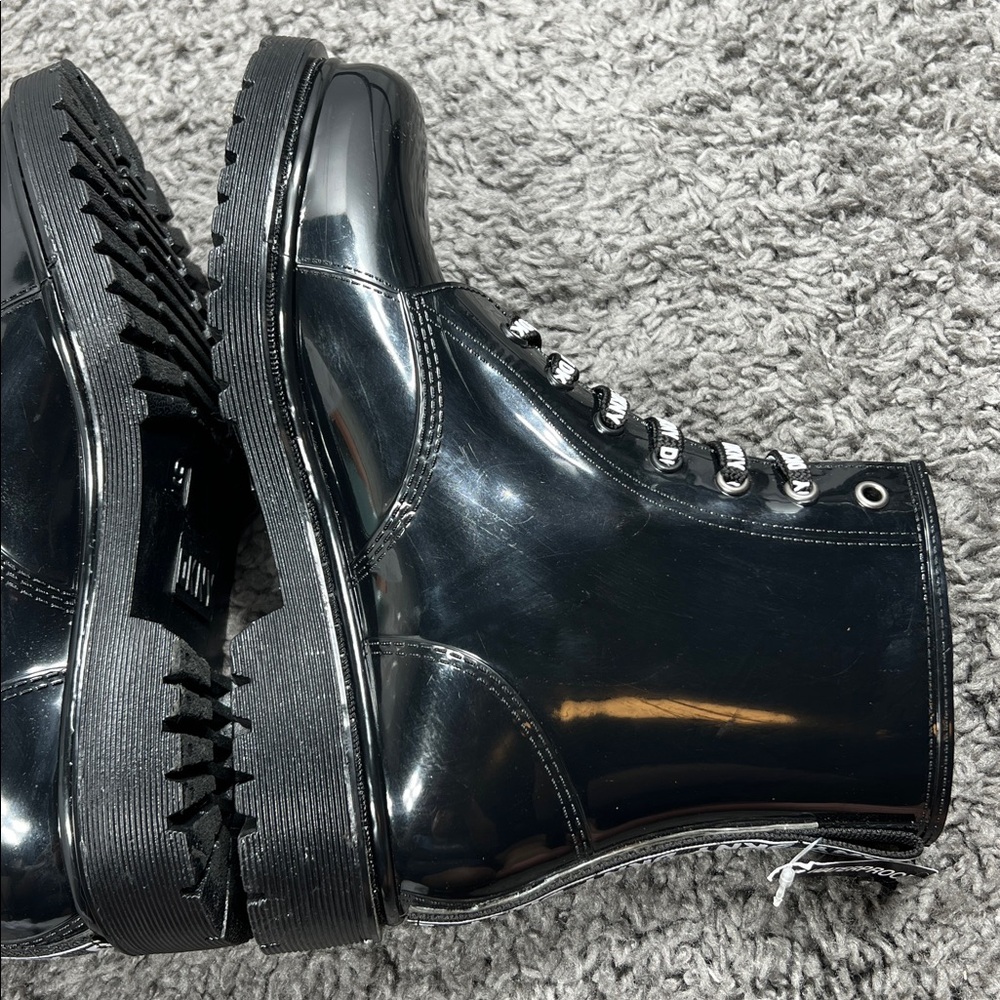 DKNY Combat Boots Womens Size 9 - Picture 6 of 14